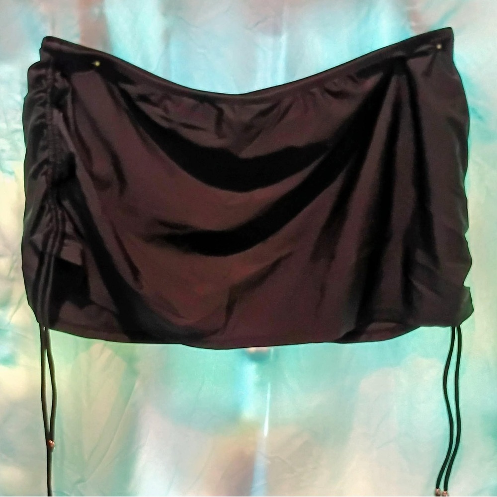 Catalina Black Swim Skirt